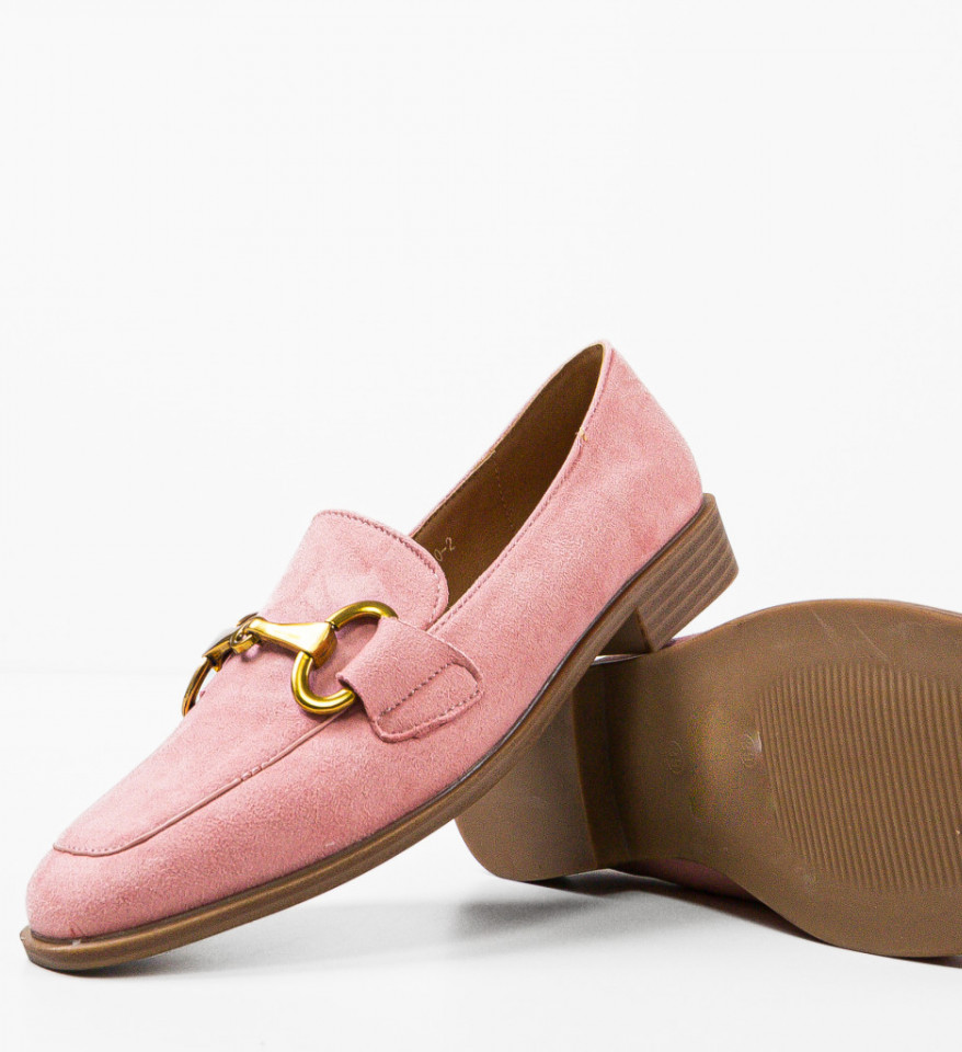 Pantofi Casual dama Cloe Roz - Img 4