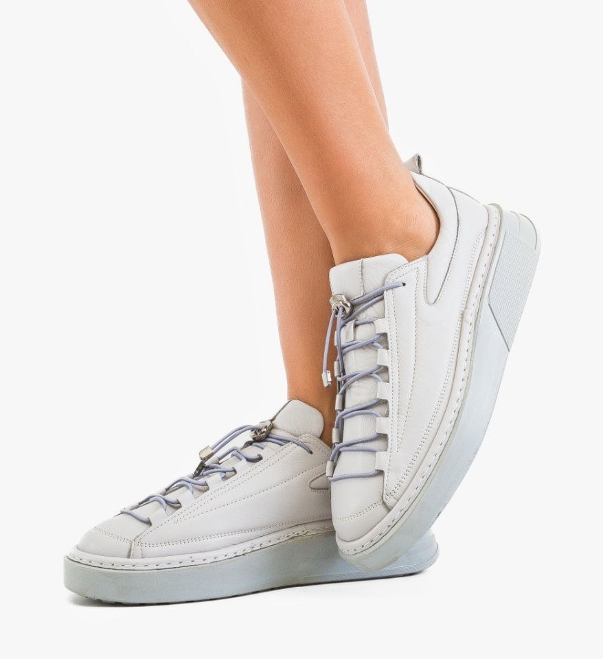 Pantofi casual dama Danubys Gri - Img 6