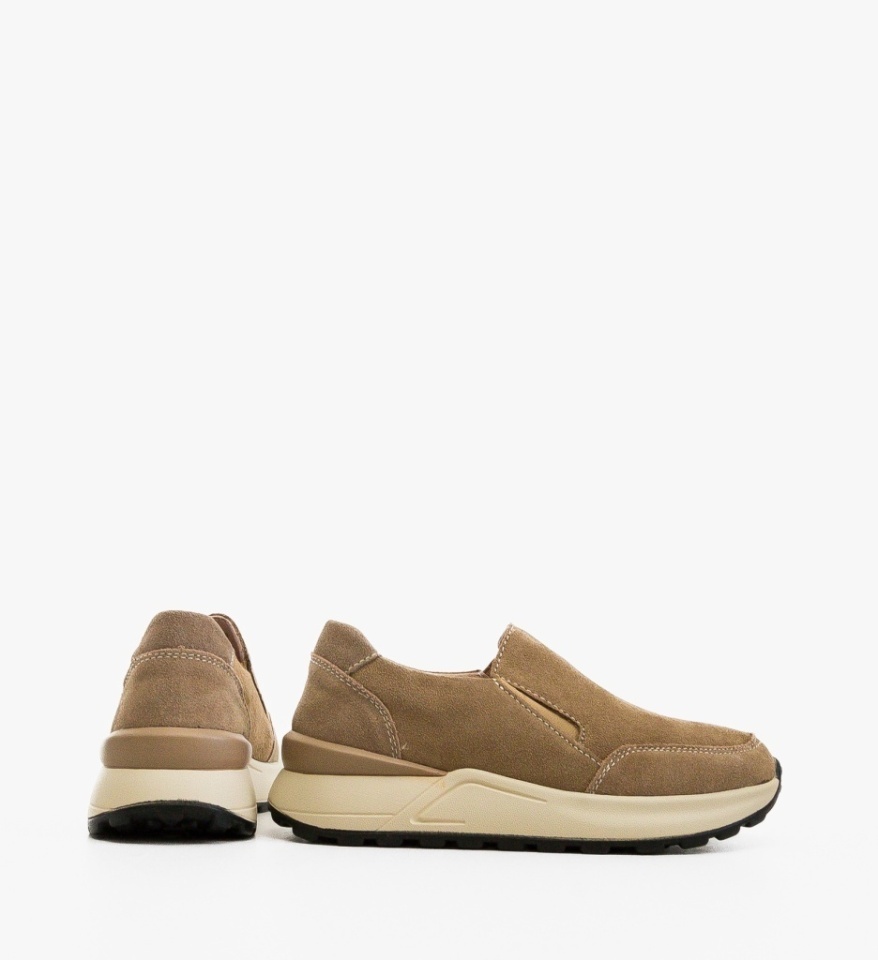 Pantofi casual dama Derina Bej - Img 3