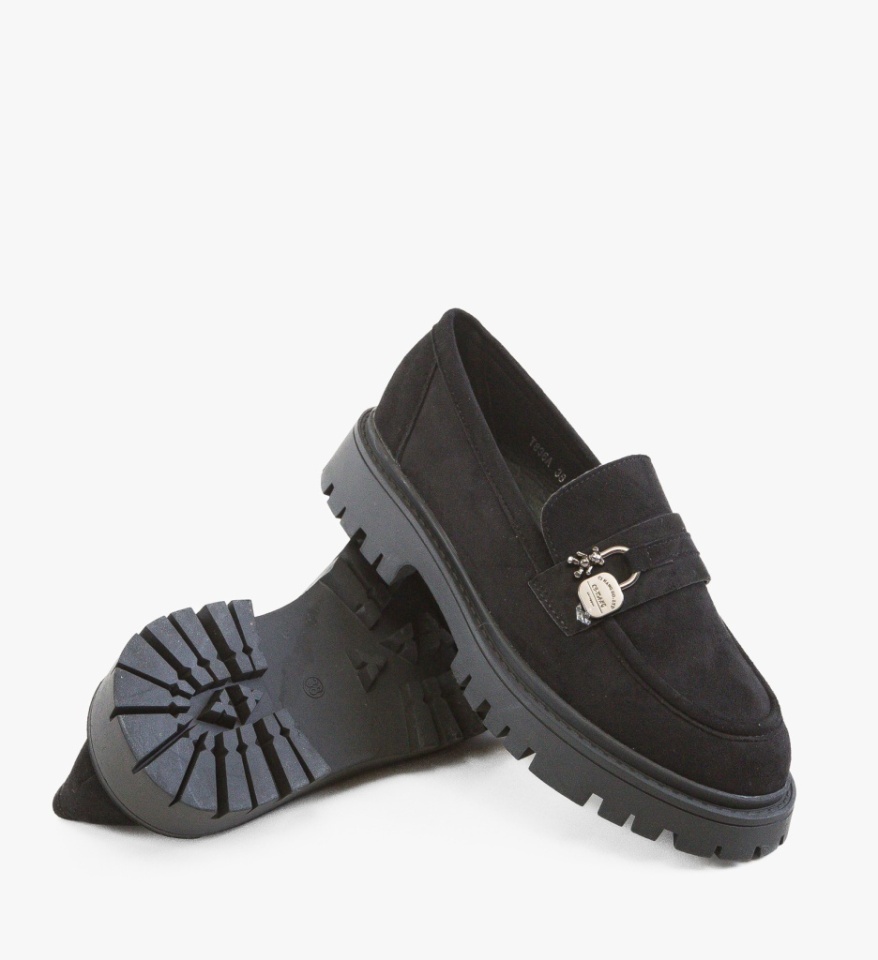 Pantofi casual dama Dufren Negri - Img 2
