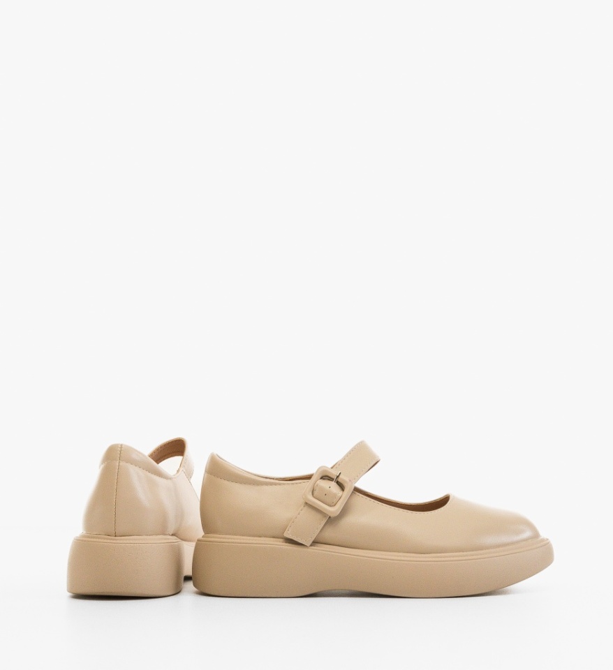 Pantofi Casual dama Eomer Bej - Img 3