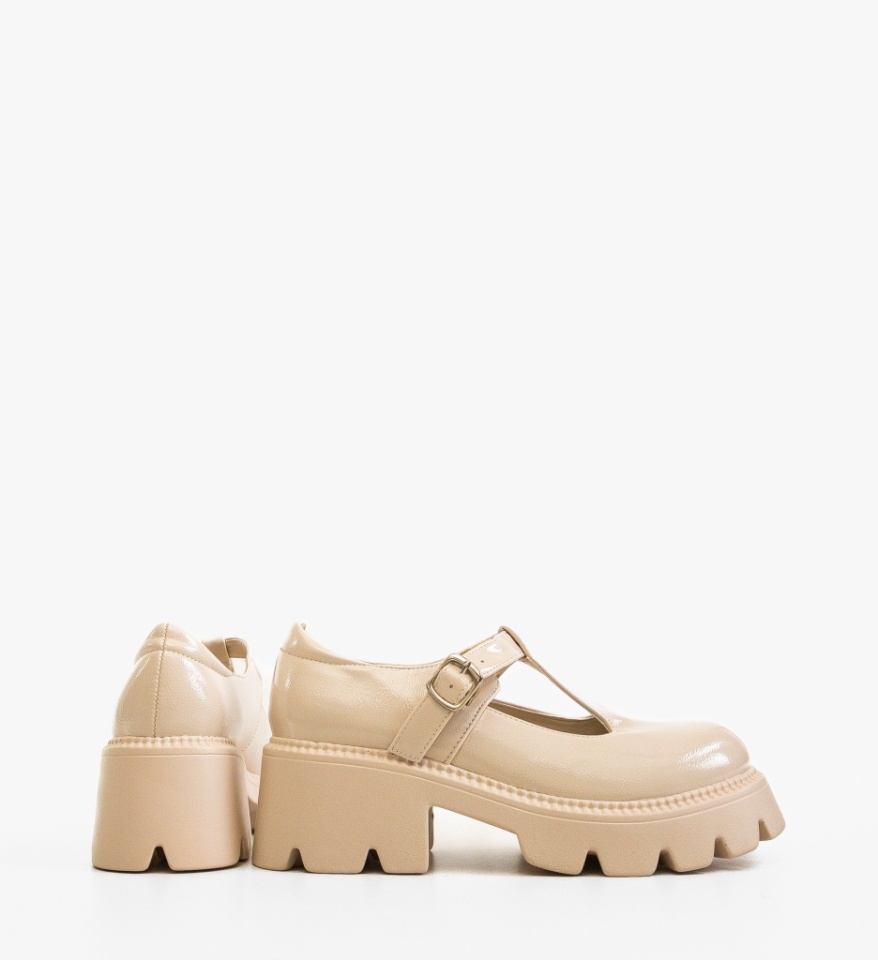 Pantofi Casual dama Fabox Bej 2 - Img 3