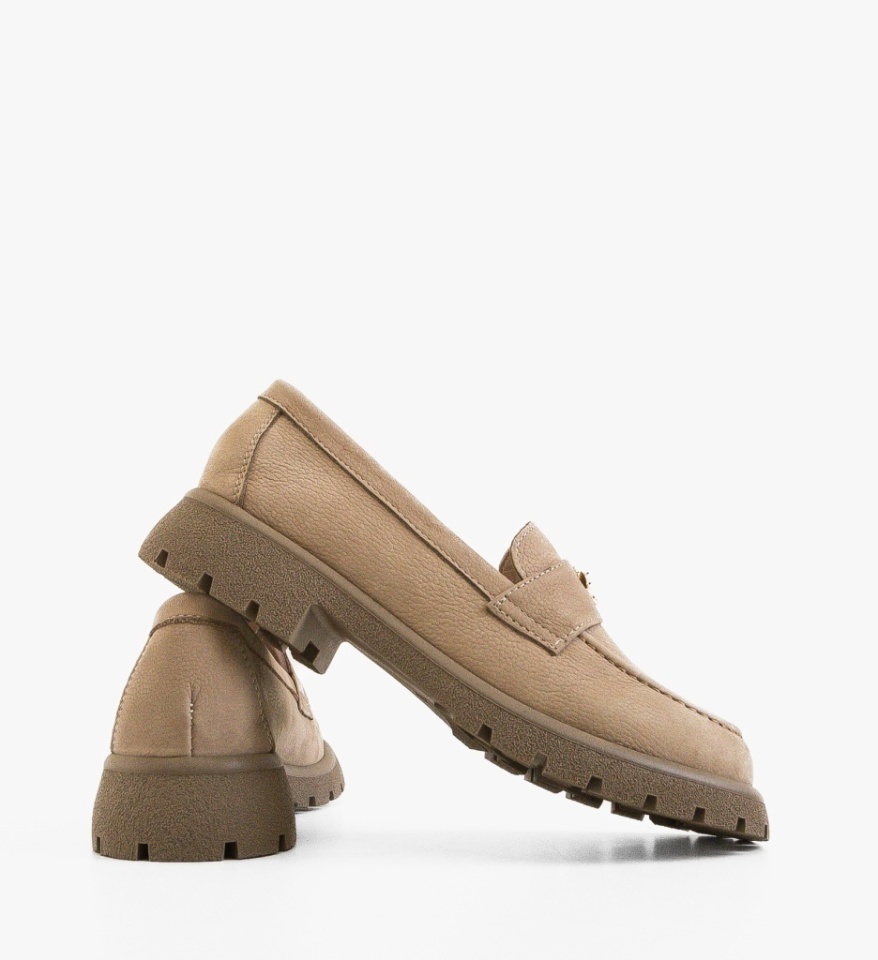 Pantofi casual dama Fosere Khaki - Img 5
