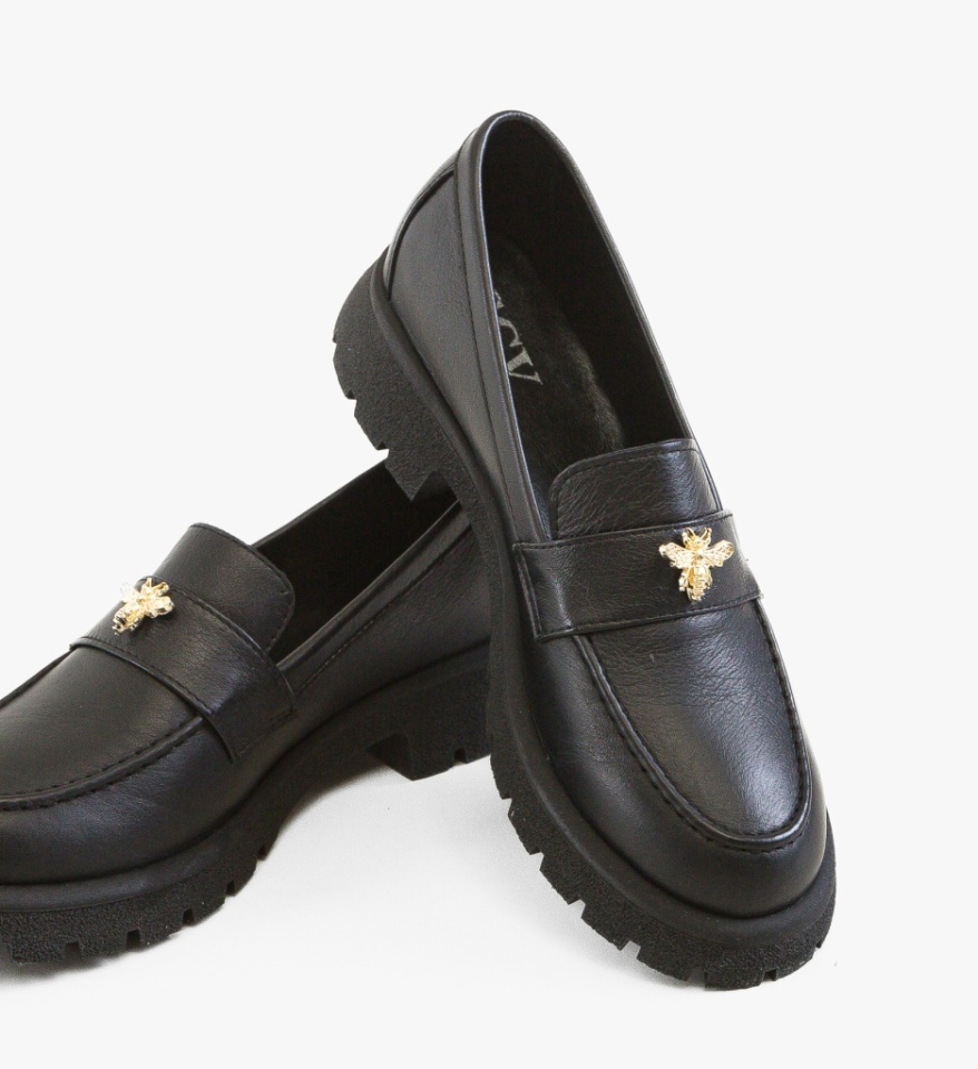 Pantofi casual dama Fosere Negri - Img 2