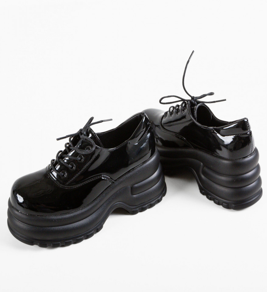 Pantofi Casual dama Genevya Negri - Img 2