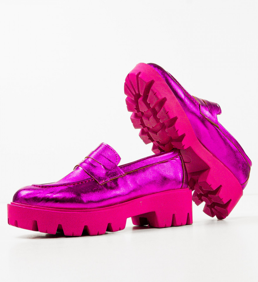 Pantofi Casual dama Kardy Fuchsia - Img 3