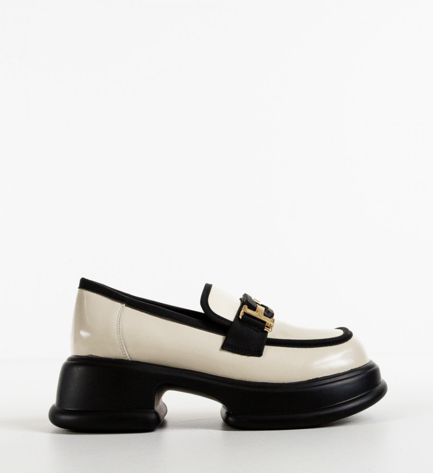 Pantofi Casual dama Maltek Bej - Img 2