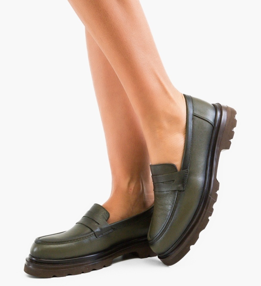 Pantofi casual dama Sheep Khaki - Img 4