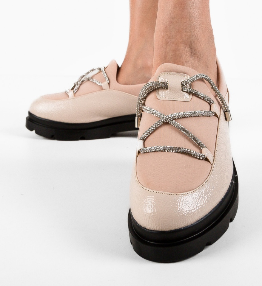 Pantofi Casual dama Stayli Bej - Img 5