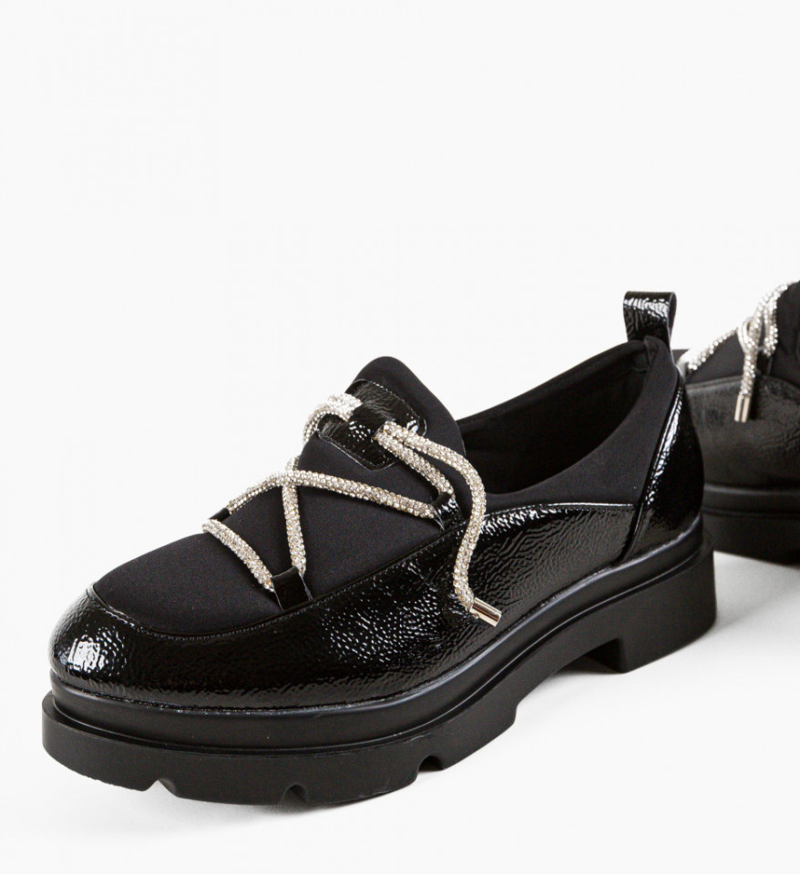 Pantofi Casual dama Stayli Negri - Img 3