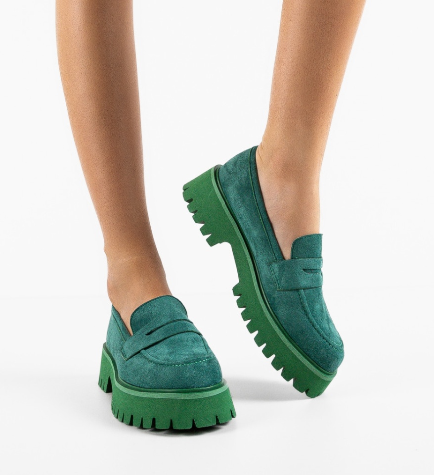 Pantofi Casual dama Stein Verzi - Img 5
