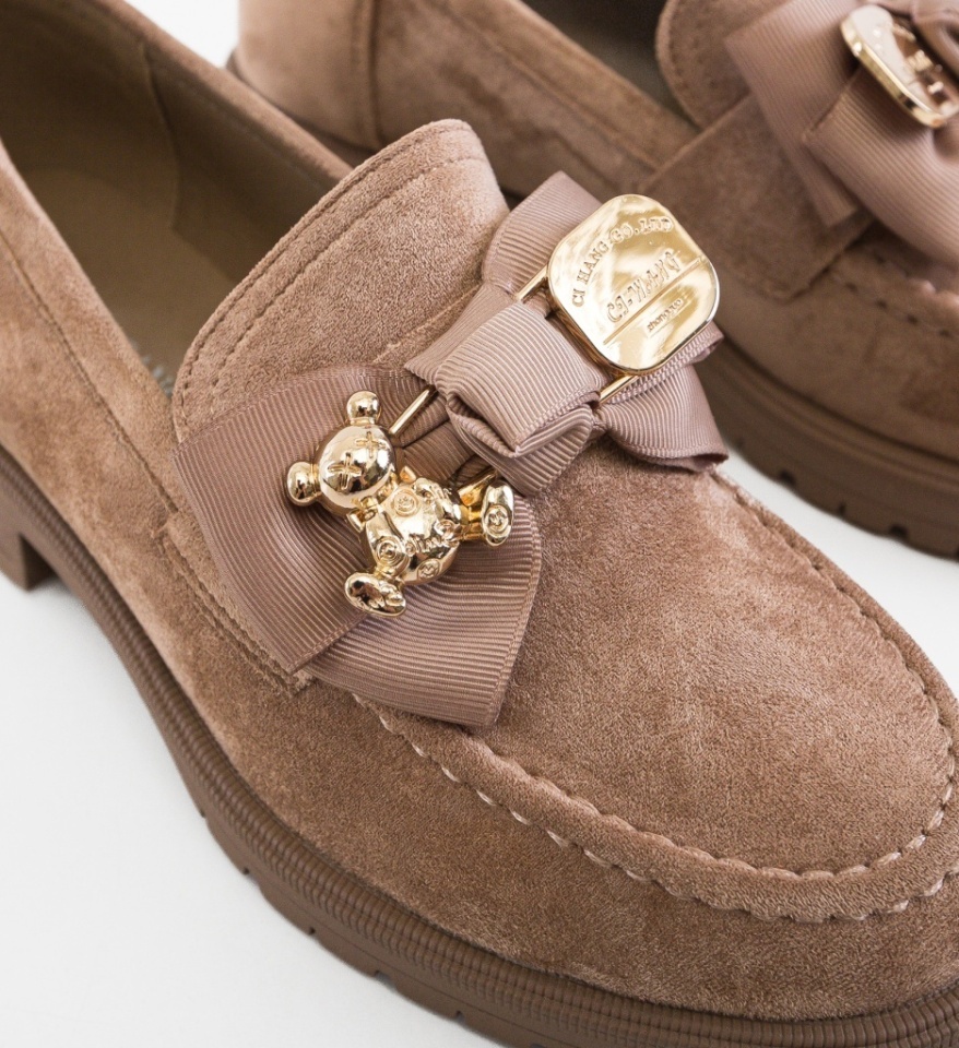 Pantofi casual dama Ster Khaki - Img 5