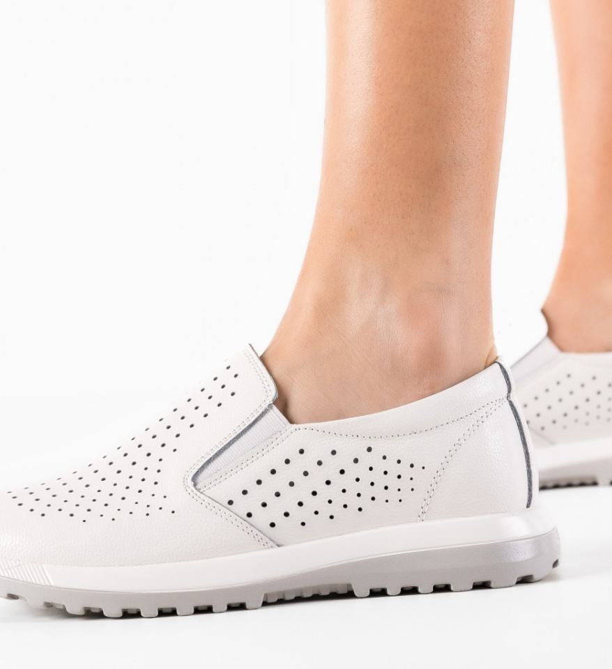 Pantofi Casual Damaris Albi - Img 5