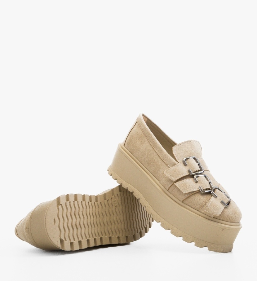 Pantofi Casual Darqu Bej - Img 6