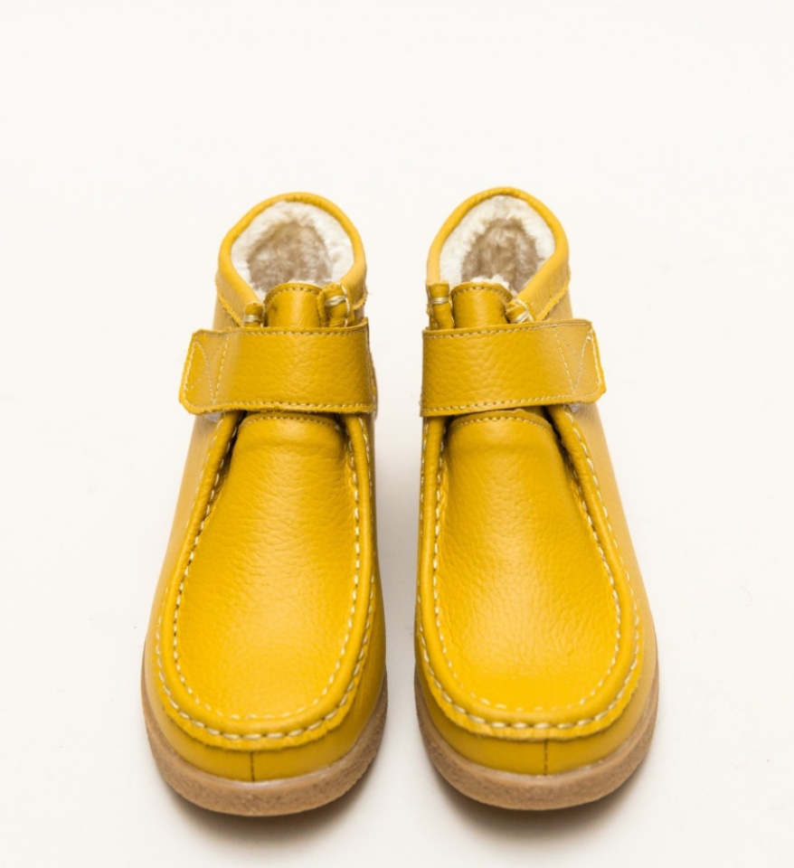 Pantofi Casual Debir Galbeni 2 - Img 12