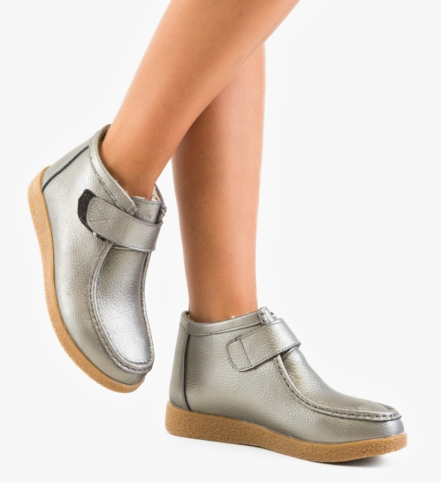 Pantofi Casual Debir Gri 2 - Img 5