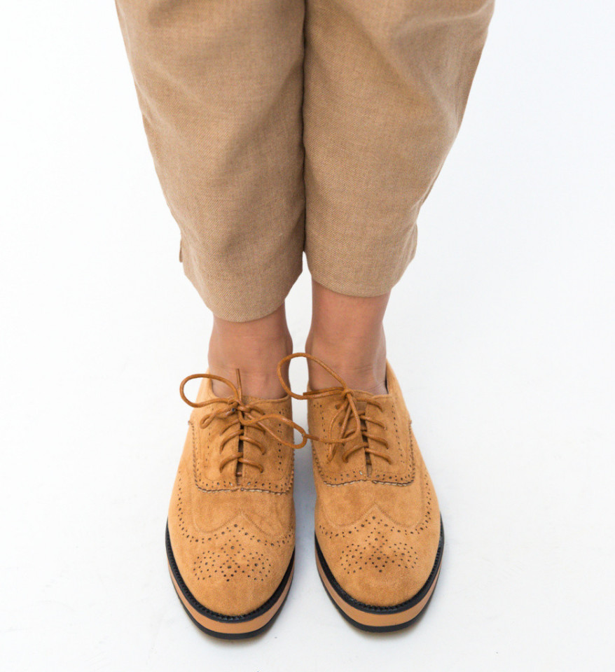 Pantofi Casual Devonk Camel - Img 2