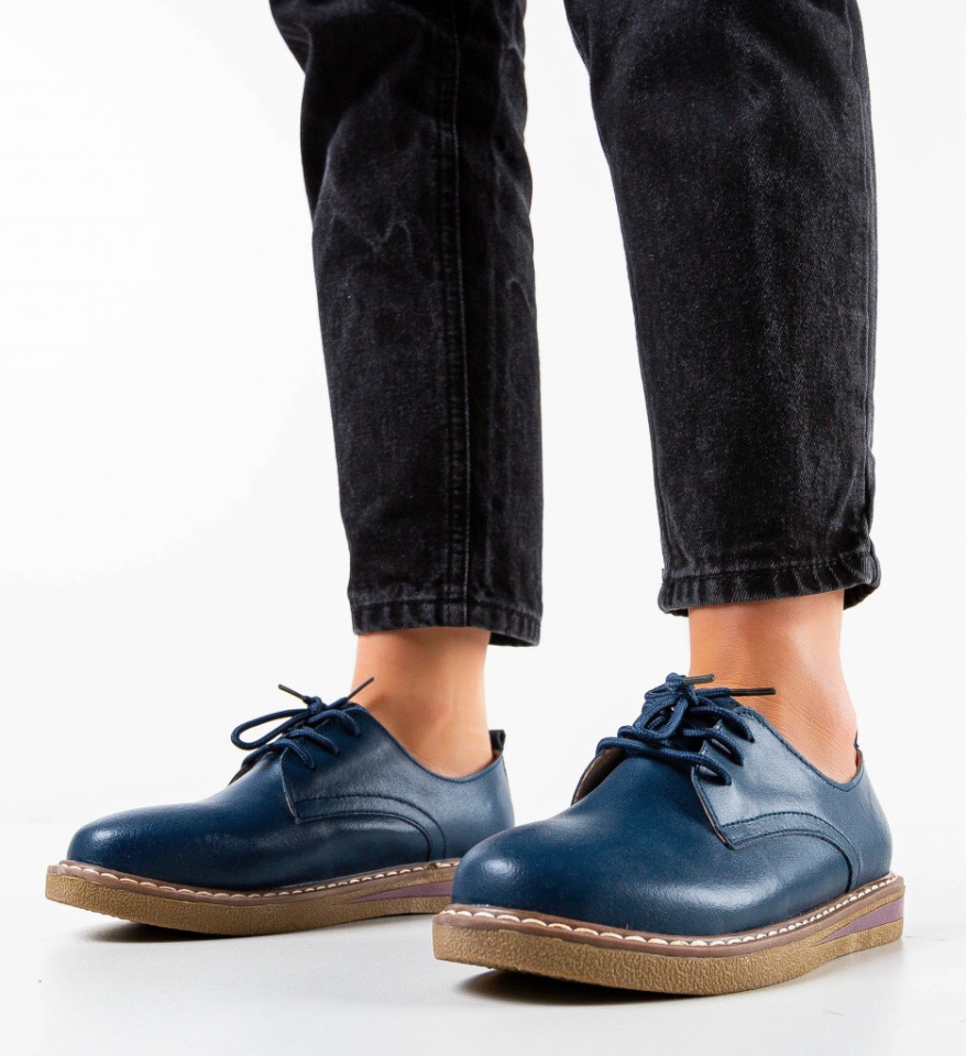 Pantofi Casual Doria Bleumarin - Img 7