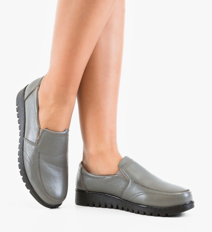 Pantofi Casual Gherghy Gri - Img 6
