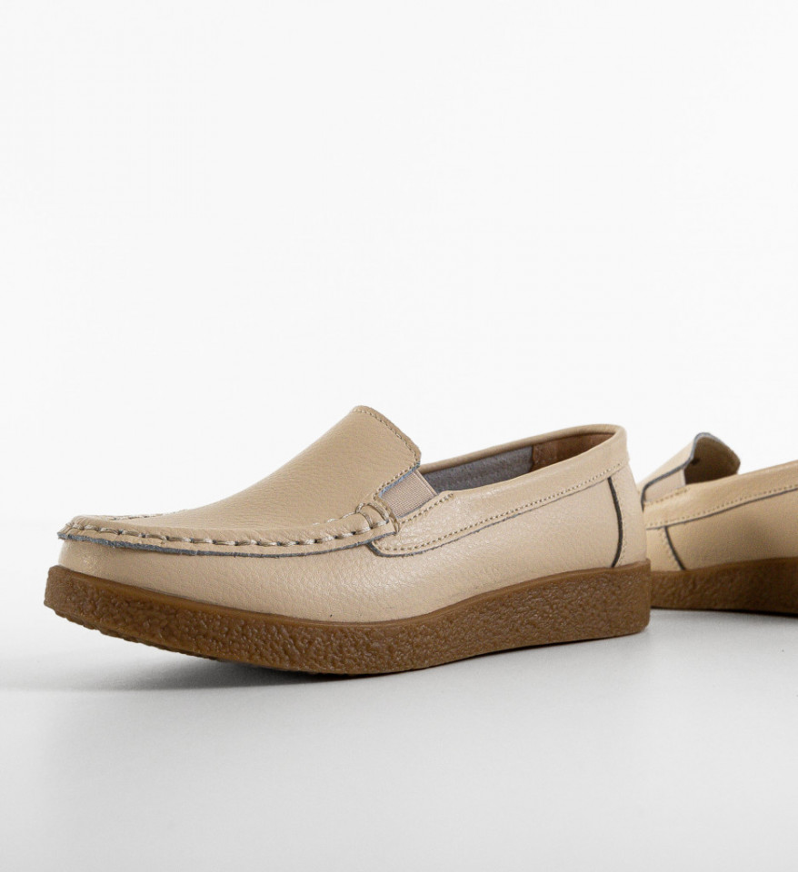 Pantofi Casual Givy Bej - Img 2