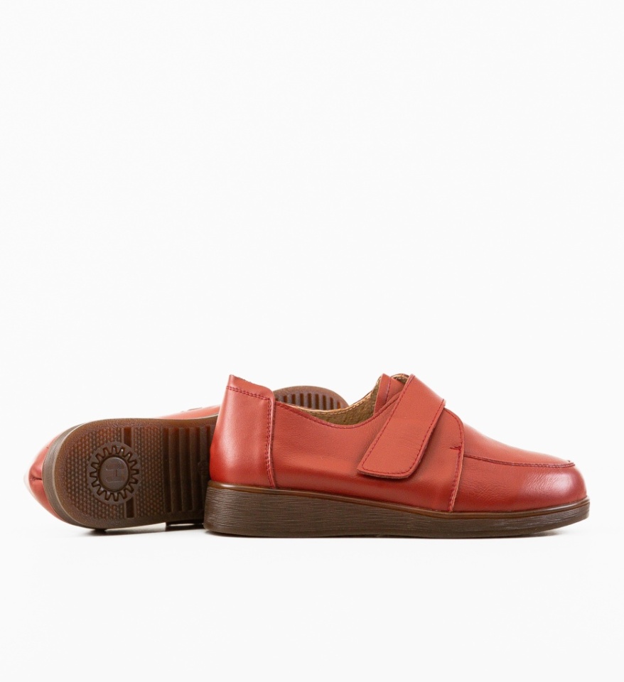 Pantofi Casual Grig Rosii - Img 2