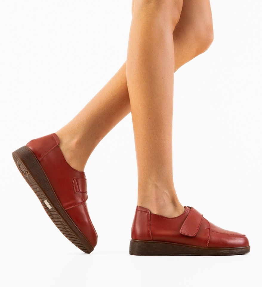Pantofi Casual Grig Rosii - Img 6
