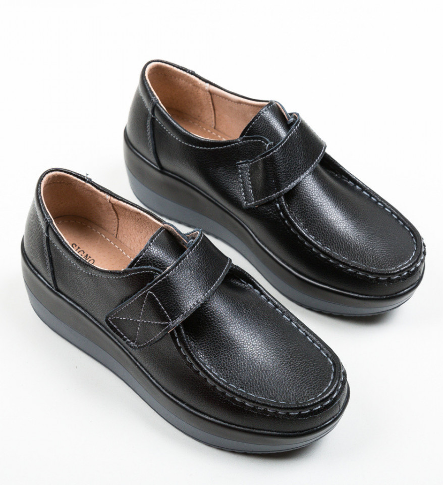 Pantofi Casual Groma Negri - Img 3