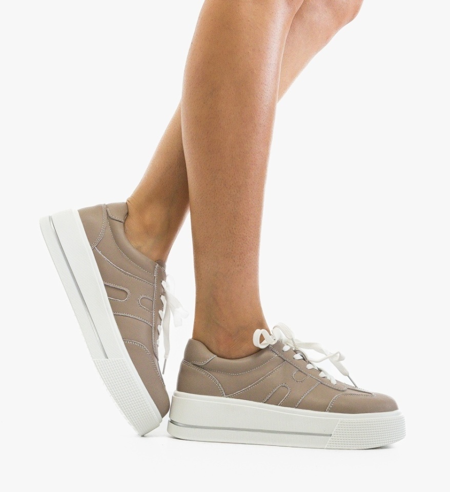 Pantofi Casual Hakro Bej 2 - Img 3