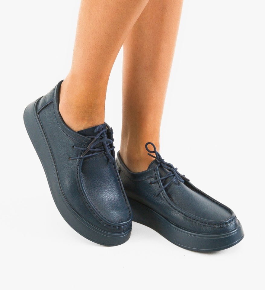 Pantofi Casual Haney Bleumarin - Img 6