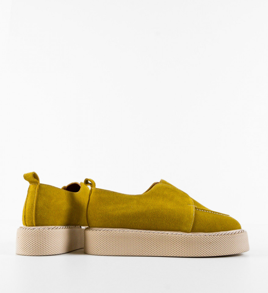 Pantofi Casual Hanter Galbeni - Img 2