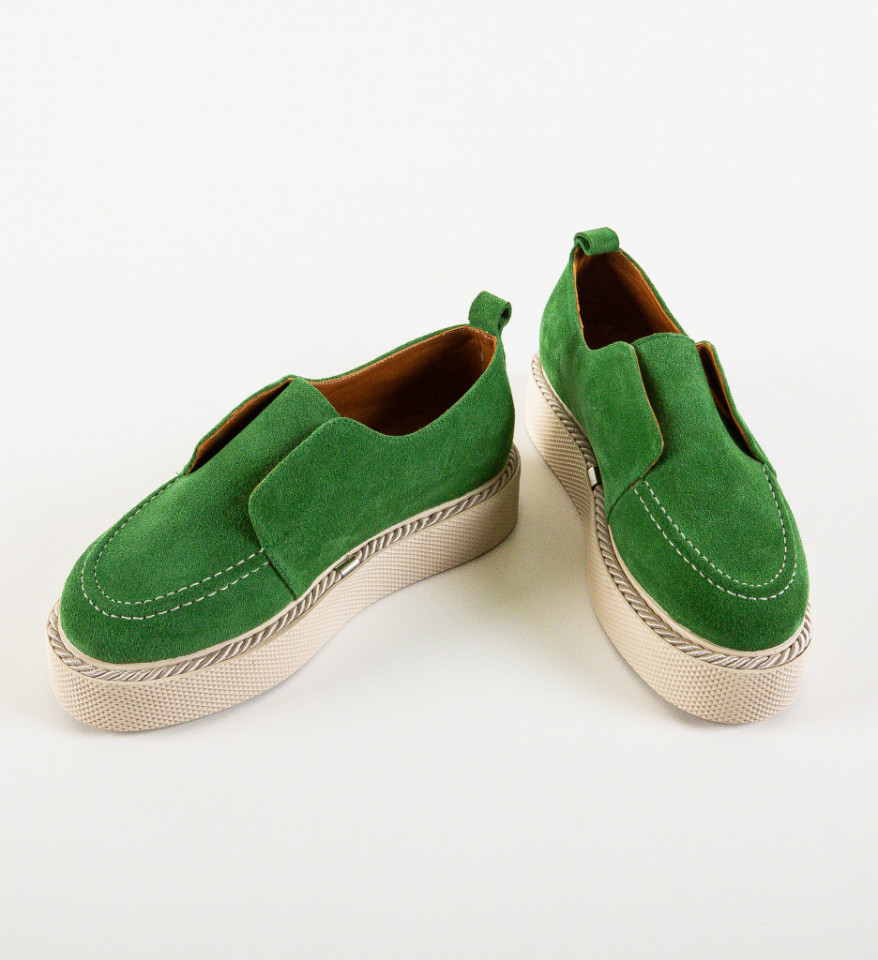 Pantofi Casual Hanter Verzi - Img 3