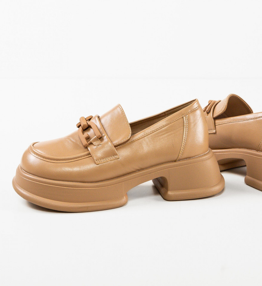 Pantofi Casual Herek Bej - Img 2