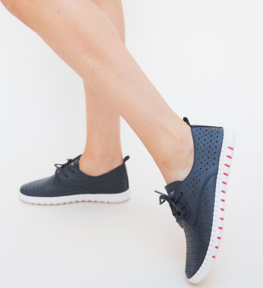 Pantofi Casual Hilio Bleumarin - Img 10