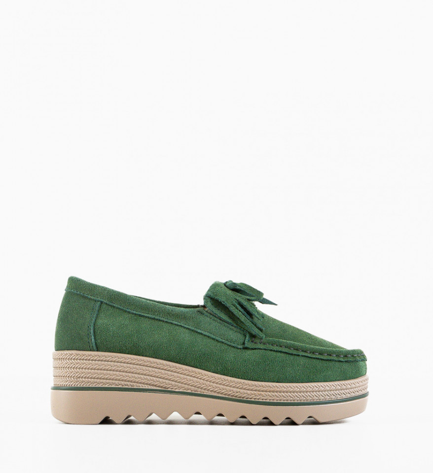 Pantofi Casual Hipok Verzi - Img 3