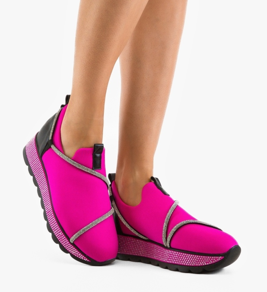 Pantofi Casual Kambe Fuchsia - Img 6