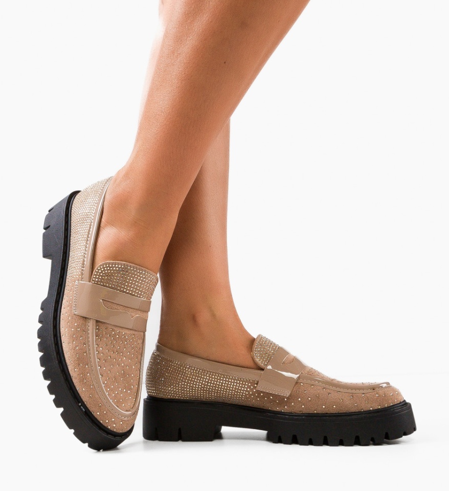 Pantofi Casual Kareem Bej 2 - Img 7