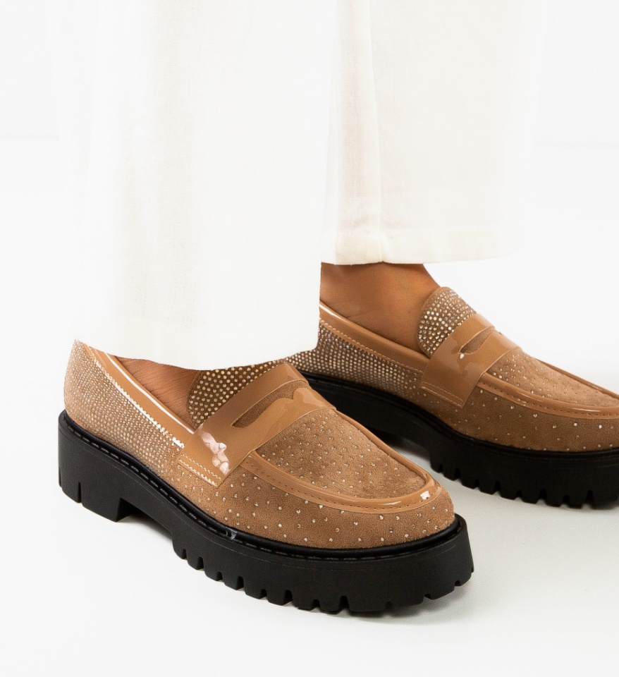 Pantofi Casual Kareem Bej - Img 6