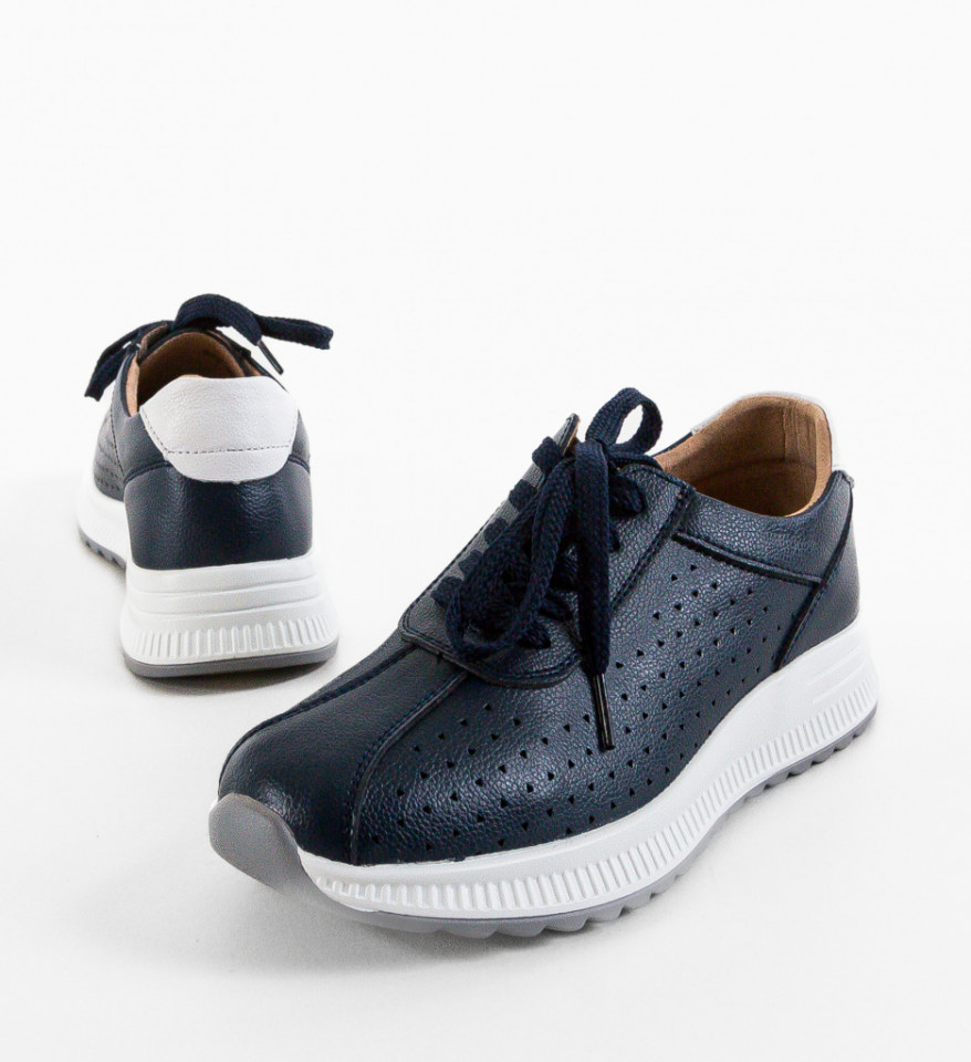 Pantofi Casual Kari Bleumarin - Img 3