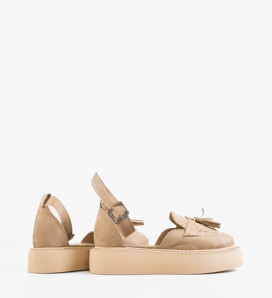 Pantofi Casual Kastor Bej - Img 3
