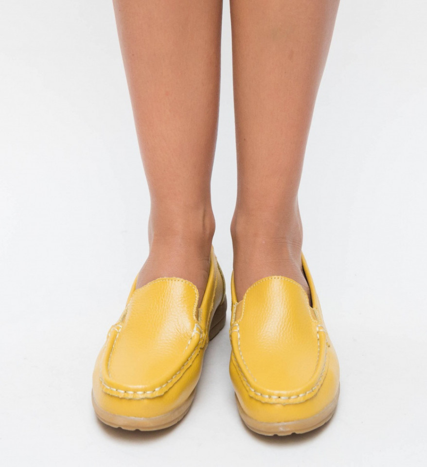 Pantofi Casual Kives Galbeni