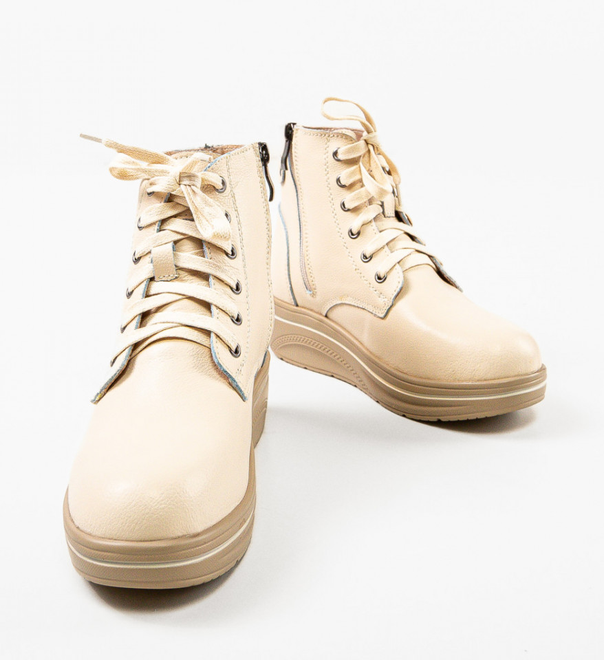 Pantofi Casual Lakiob Bej - Img 2
