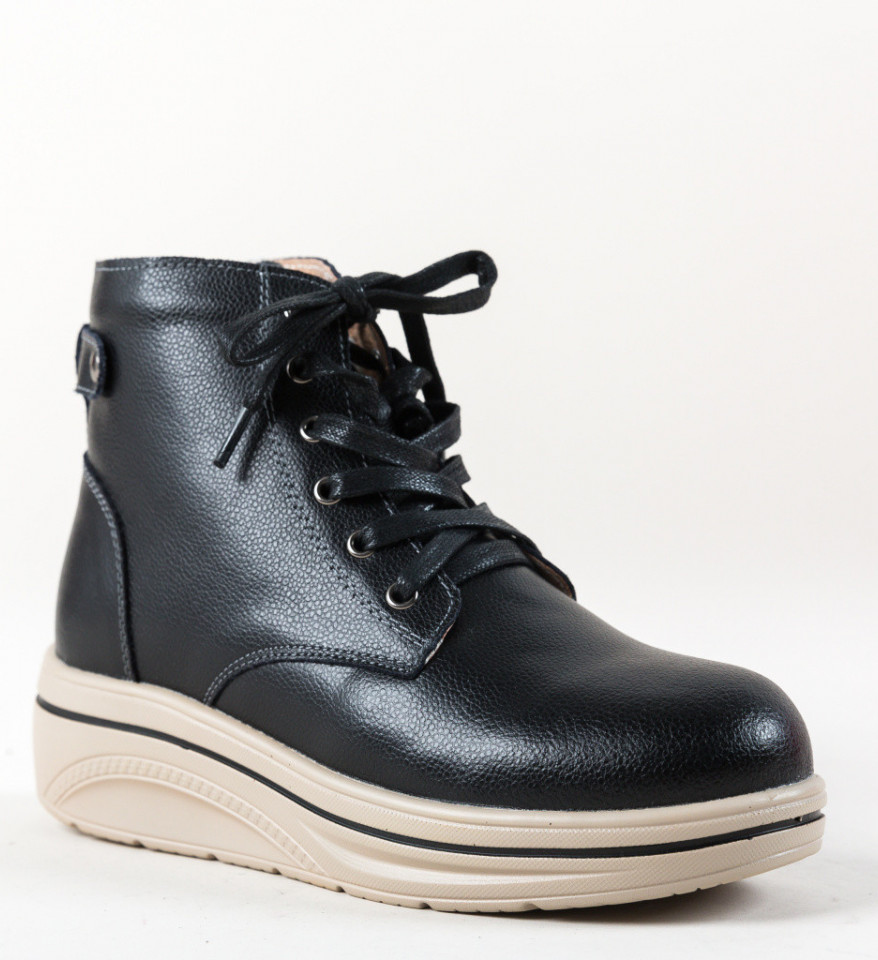 Pantofi Casual Lakiob Negri - Img 3