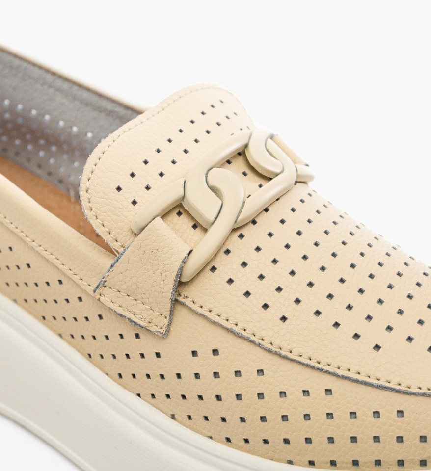 Pantofi Casual Lezzer Bej - Img 4