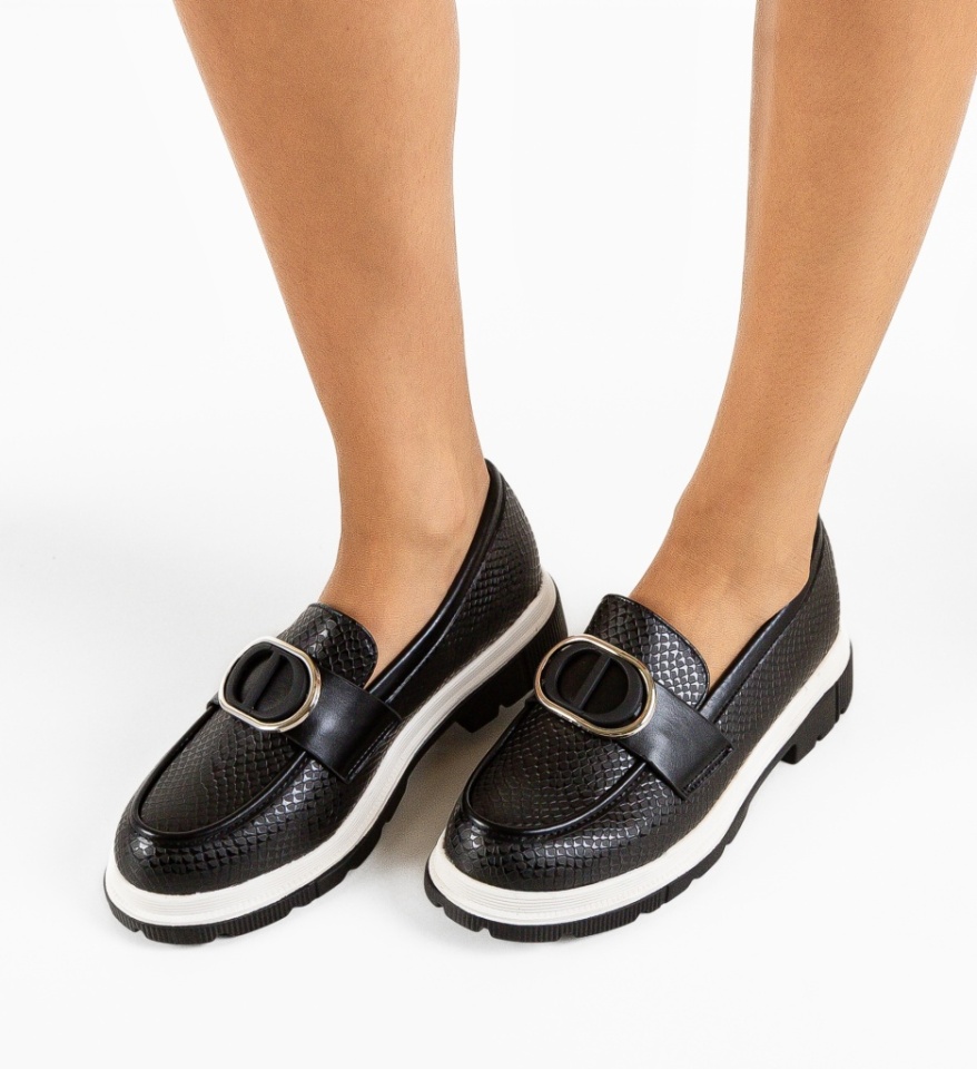 Pantofi Casual Lison Negri - Img 5