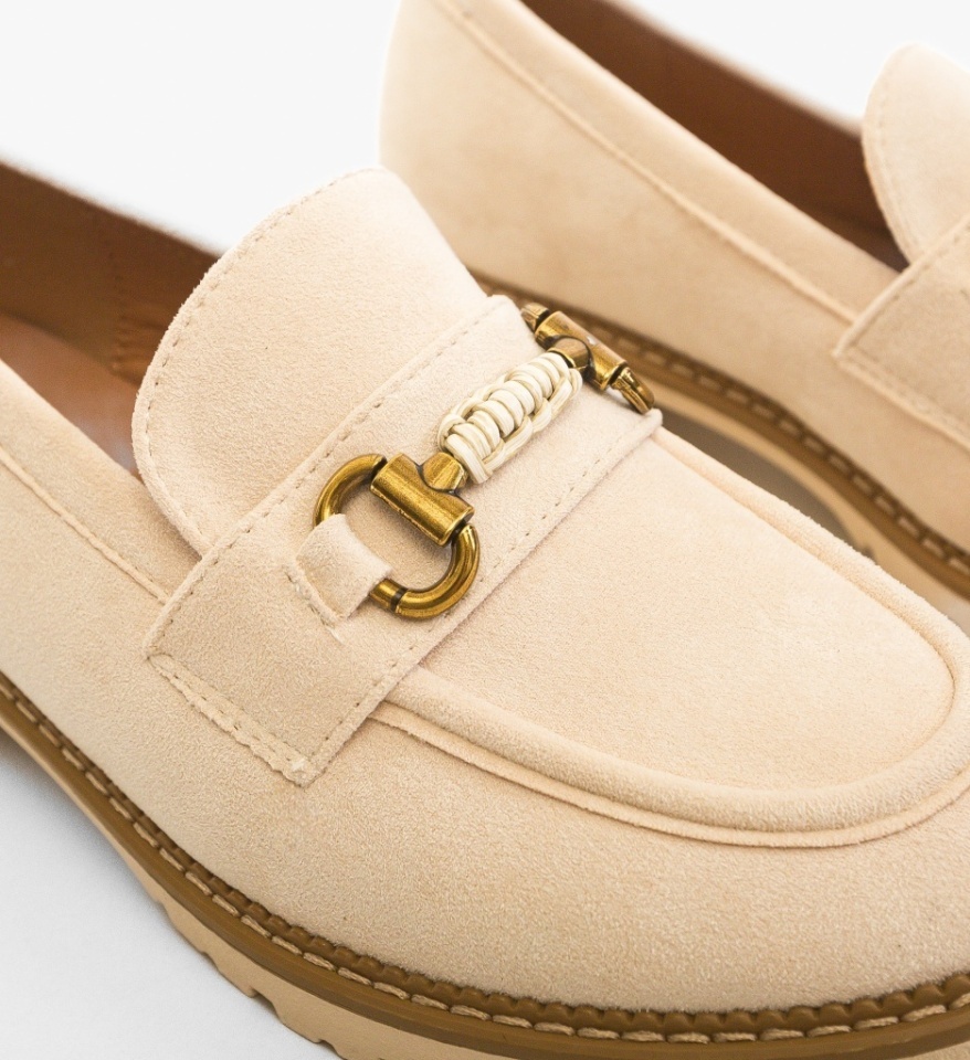 Pantofi Casual Londrey Bej - Img 2