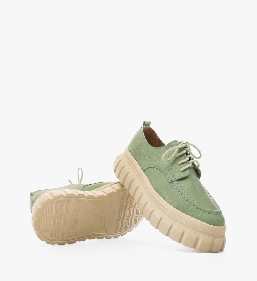 Pantofi Casual Loprem Verzi - Img 3