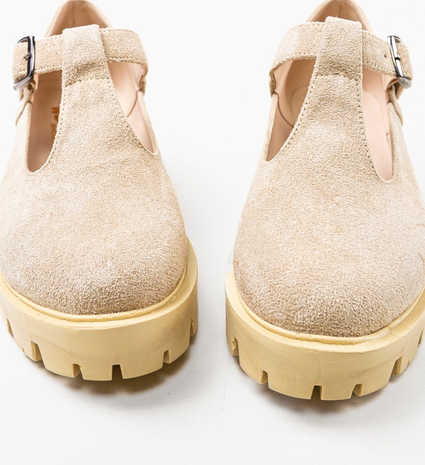 Pantofi Casual Lybon Bej - Img 10