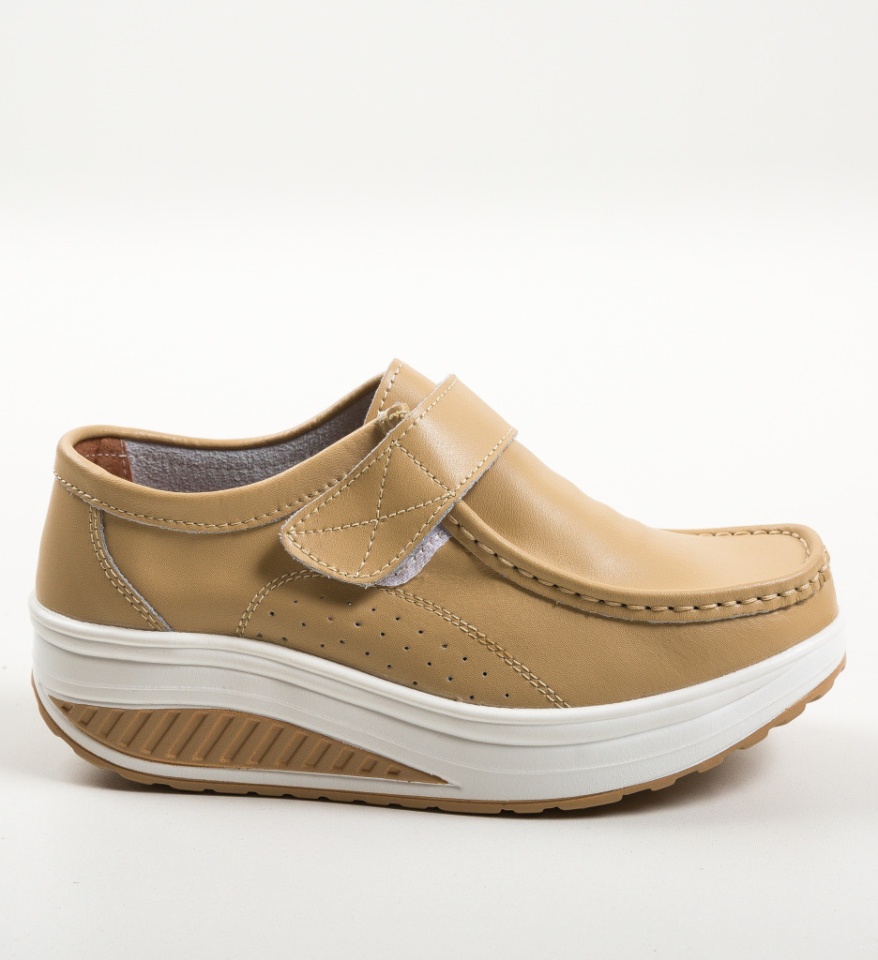 Pantofi Casual Marko Bej - Img 12