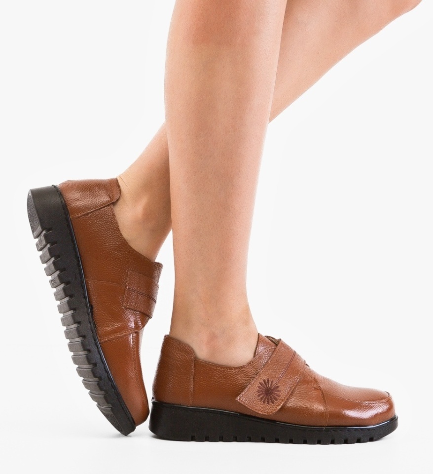 Pantofi Casual Marye Camel - Img 6