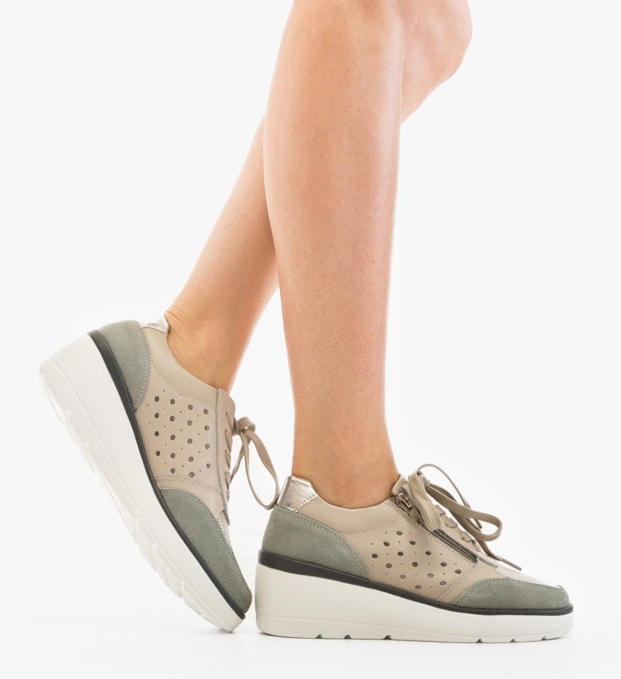 Pantofi Casual Mexy Gri - Img 3